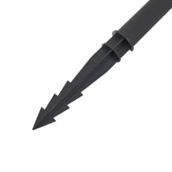 Lindby Solar-LED-Erdspießleuchte Brinca, schwarz, PC, Sensor