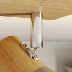 Lindby Strahler Filiz, 2-flammig, 27 cm, Holz, Beton, E14