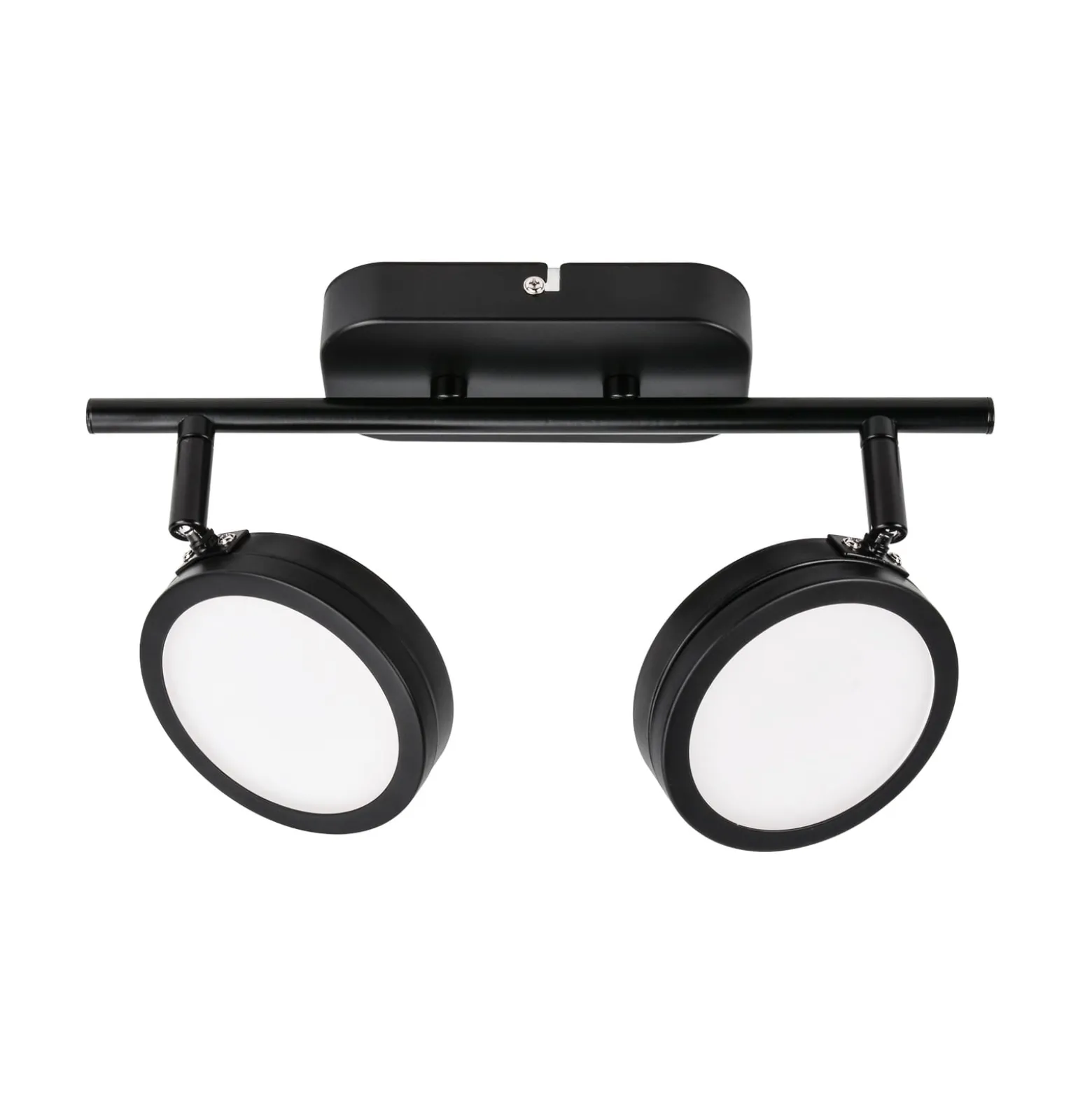 Lindby Strahler Neros, schwarz, 2-flg., 31,5 cm, CCT, Eisen