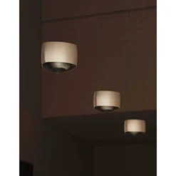 LOOM DESIGN LED-Pendelleuchte Air, beige, Alu, 13 cm