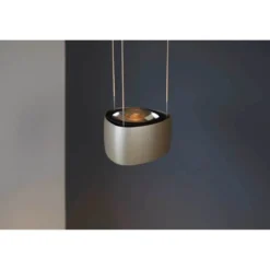 LOOM DESIGN LED-Pendelleuchte Air, beige, Alu, 13 cm