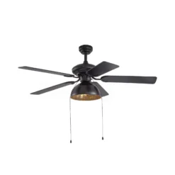 Lucande Deckenventilator mit Licht Shamoian, leise, Ø 130 cm