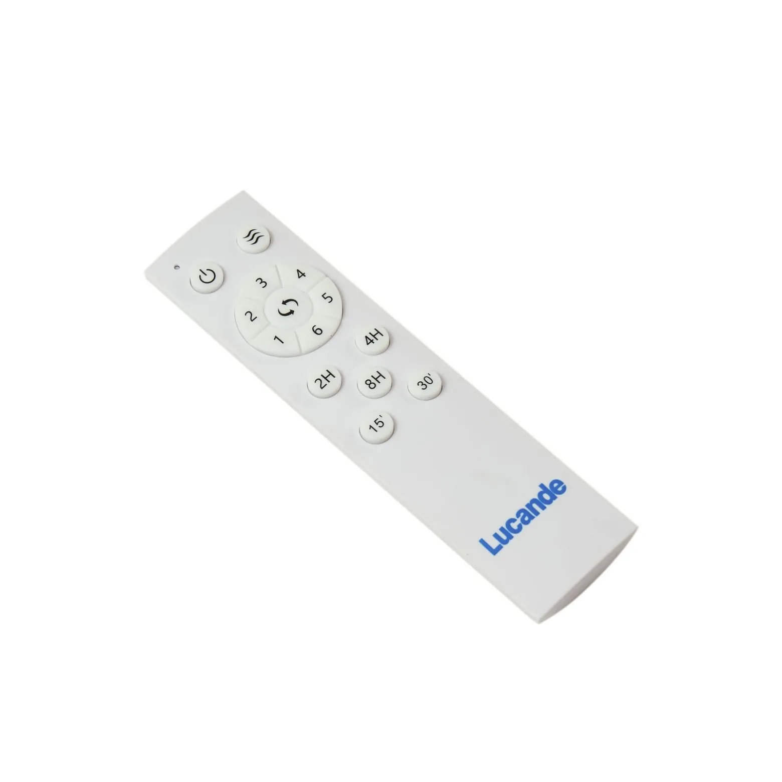 Lucande Deckenventilator Vindur, nickel, DC, leise