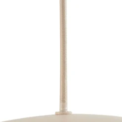 Lucande Hängeleuchte Malisa, beige, 3-fl., Metall, 90 cm