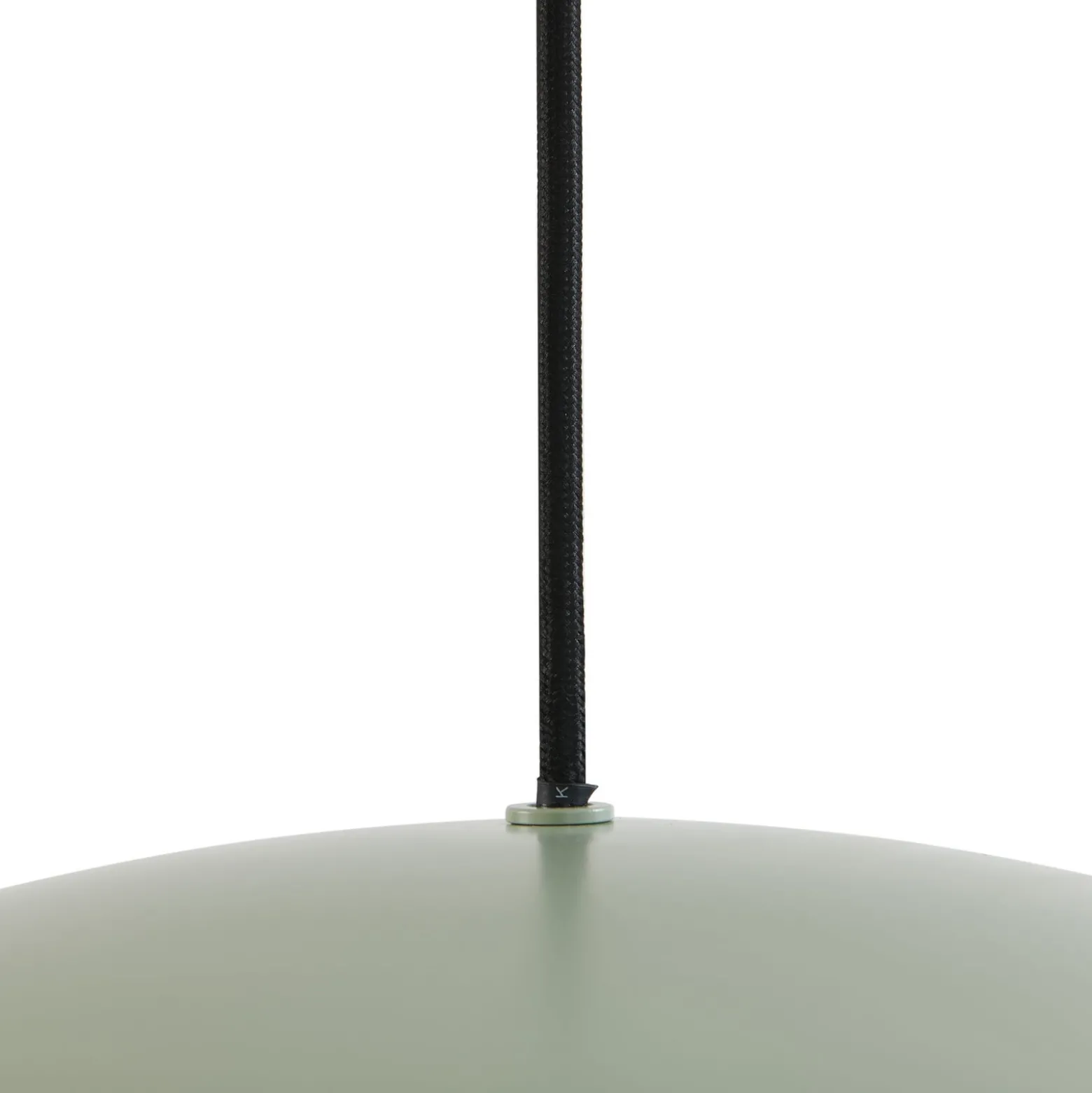 Lucande Hängeleuchte Malisa, grün, 3-fl., Metall, Länge 90cm