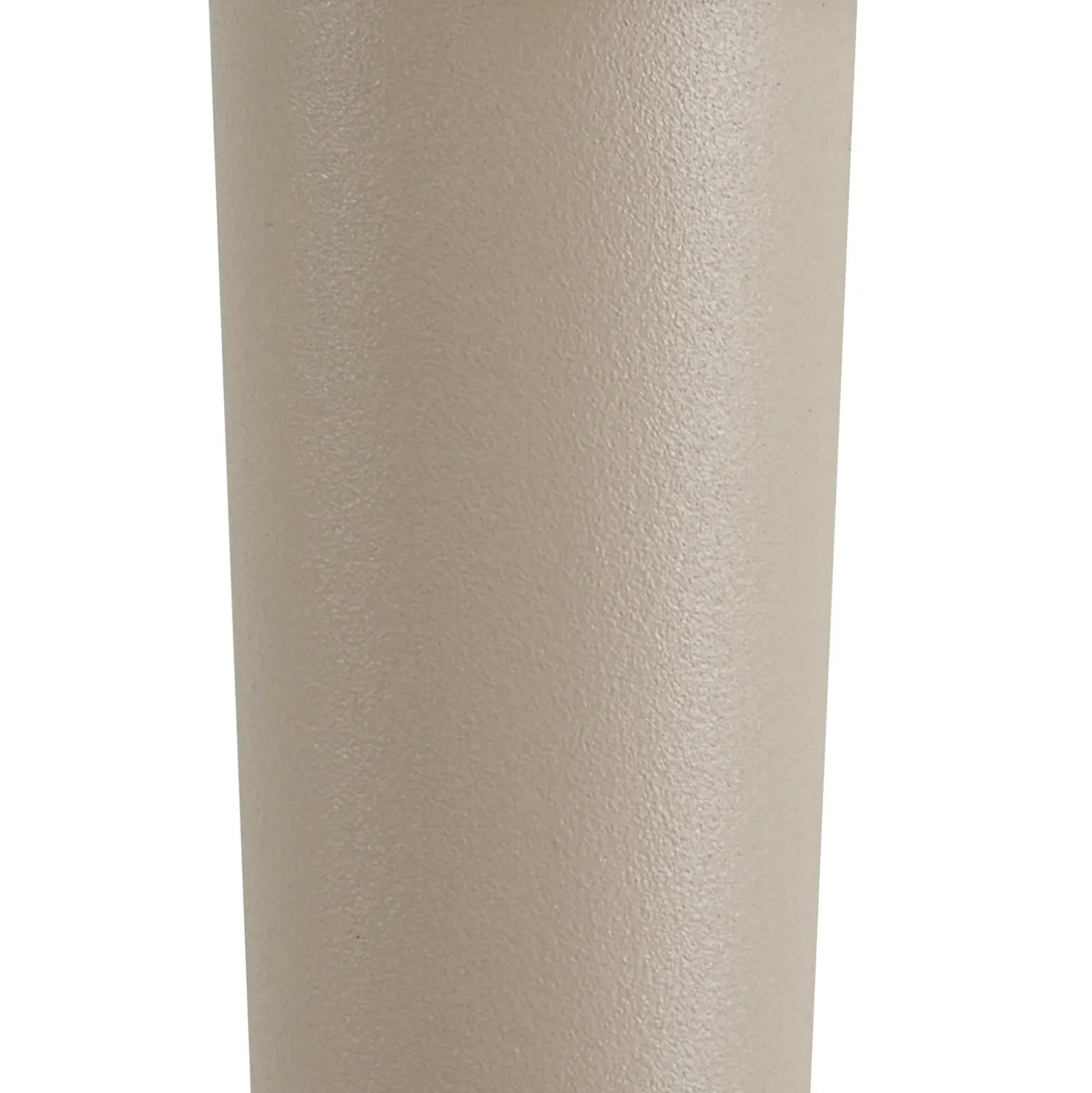 Lucande LED-Akku-Kerzenständer Lea, Vase, beige, 28 cm