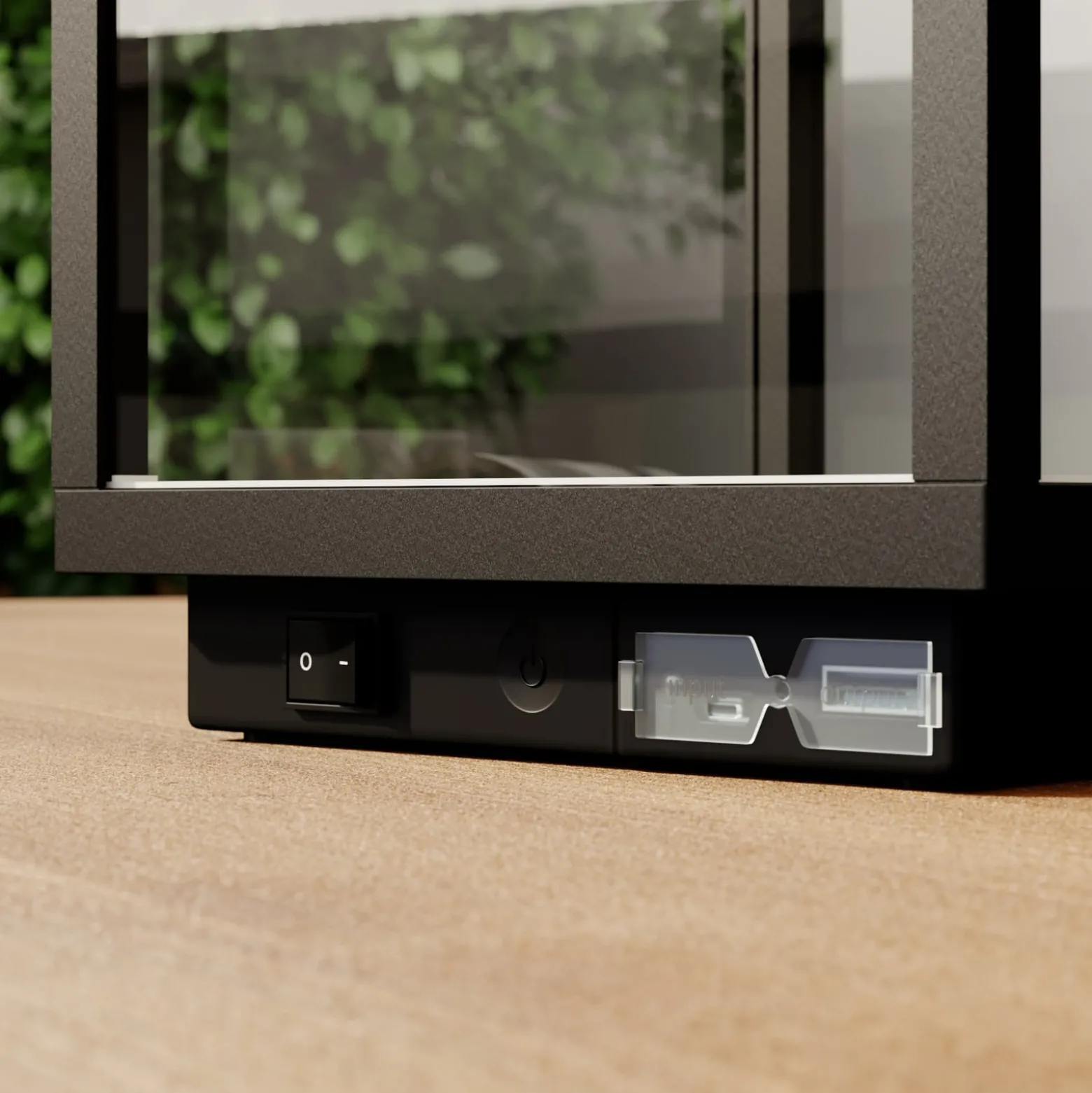Lucande LED-Akkutischleuchte Cube, Alu, IP54, dimmbar