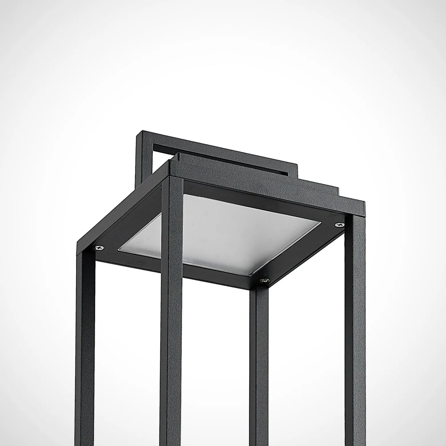Lucande LED-Außenleuchte Elaja, schwarz, Akku, USB, dimmbar