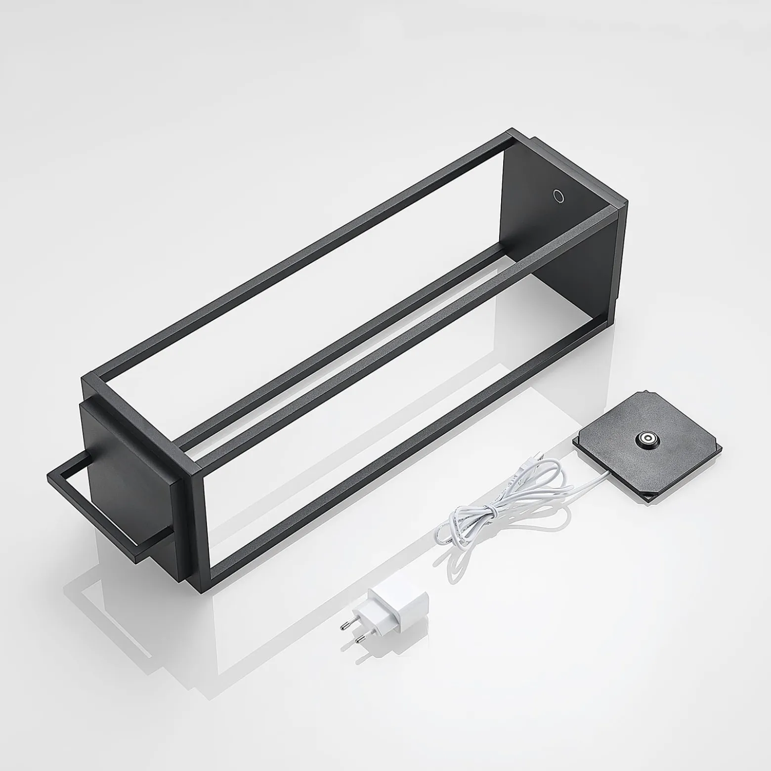 Lucande LED-Außenleuchte Elaja, schwarz, Akku, USB, dimmbar
