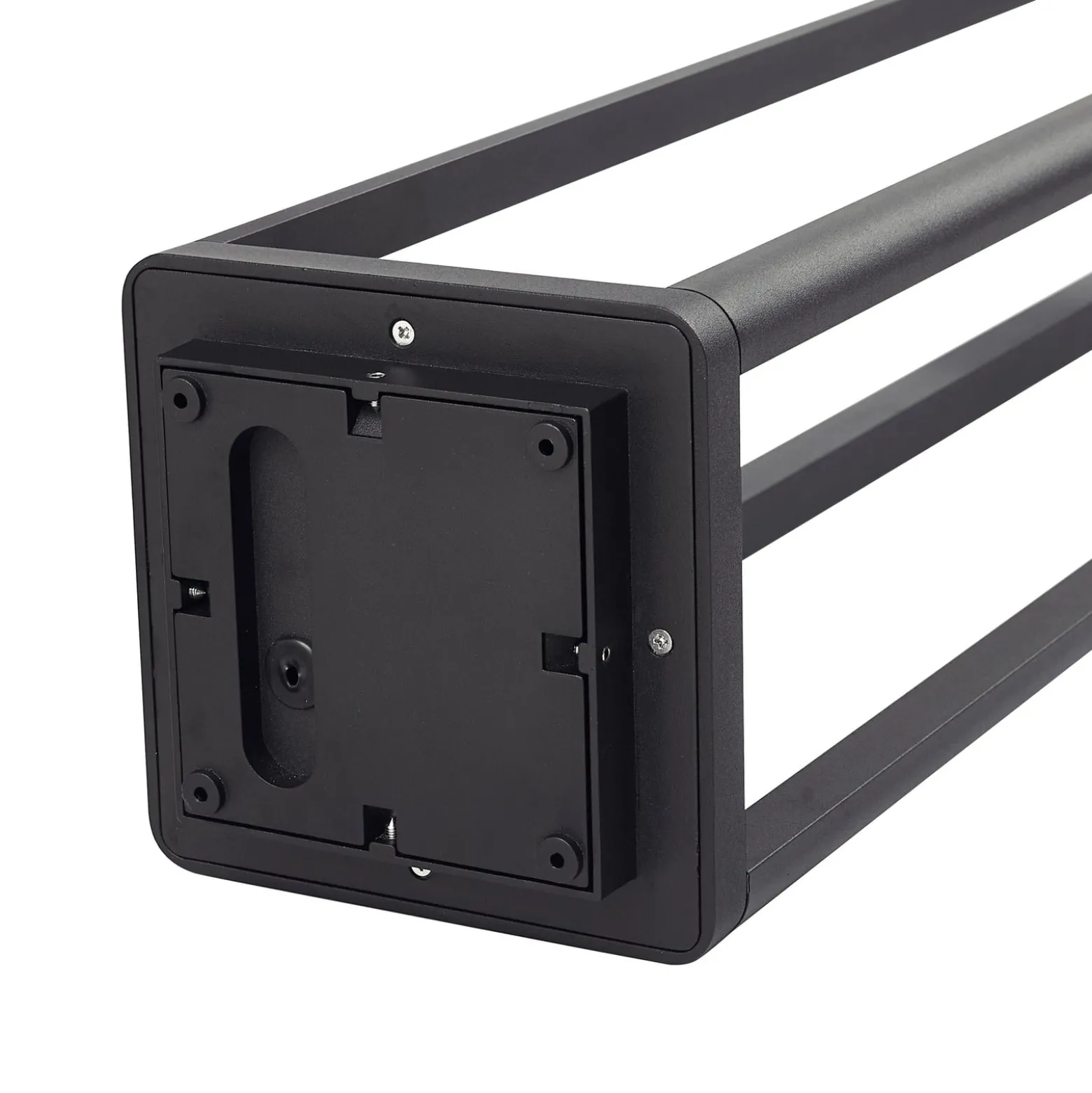Lucande LED-Außenleuchte Thorvid, Höhe 180 cm, schwarz