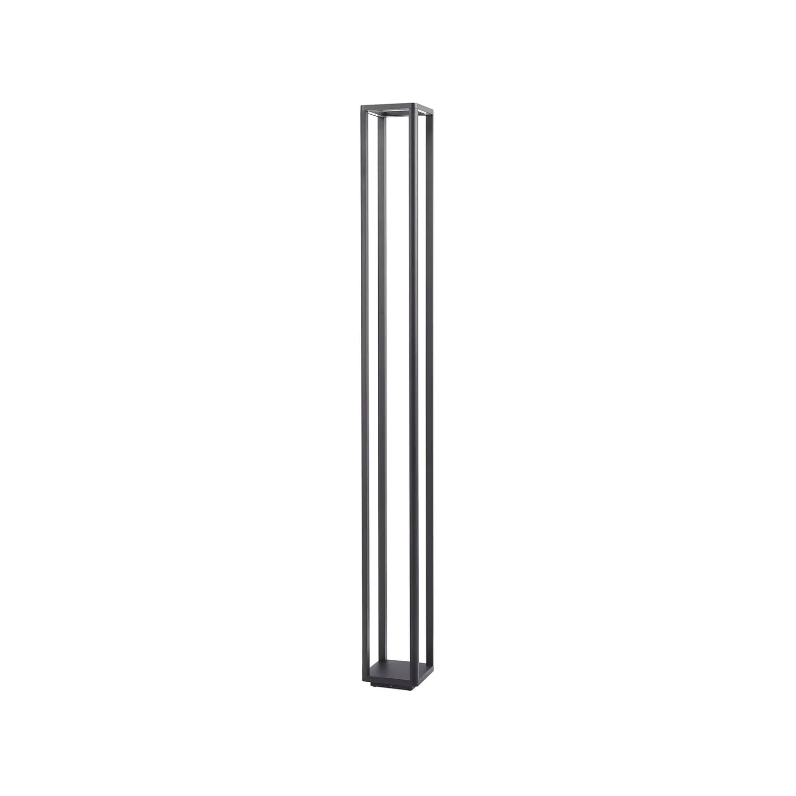 Lucande LED-Außenleuchte Thorvid, Höhe 180 cm, schwarz