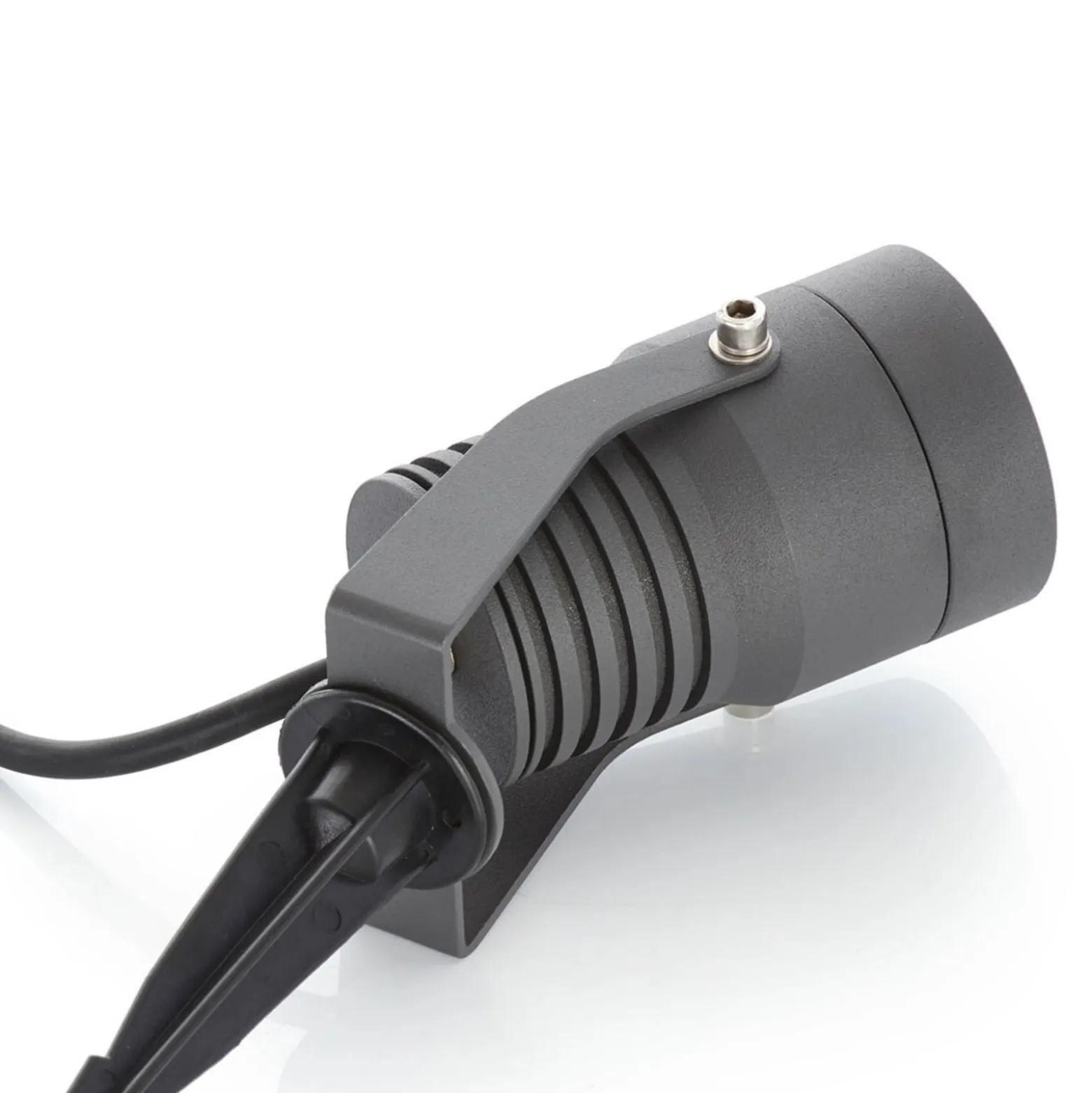 Lucande LED-Außenstrahler Jon, Erdspieß, verstellbar, IP65