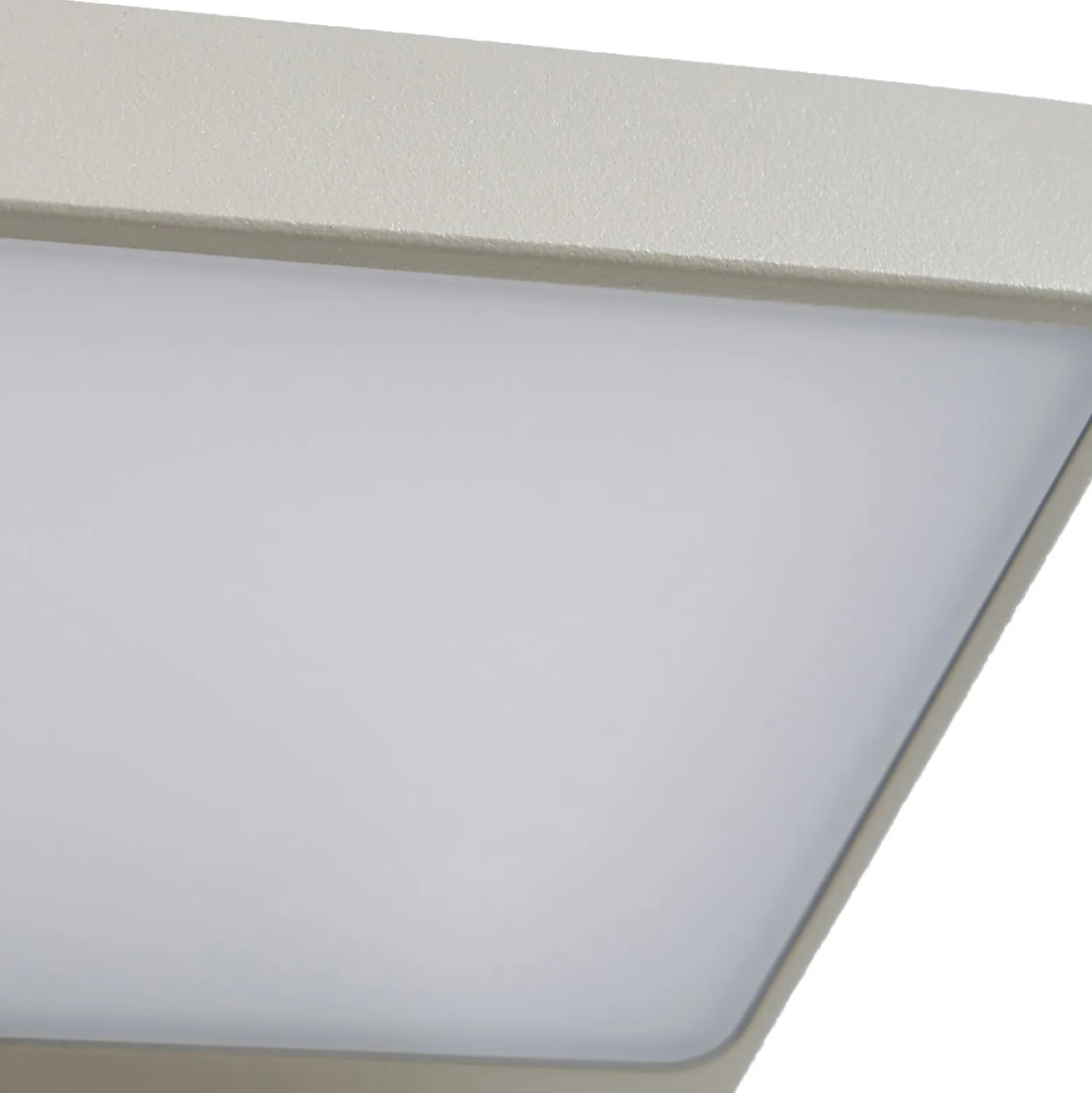Lucande LED-Außenwandleuchte Silvan, steingrau, Sensor, IP54