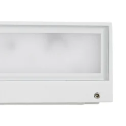 Lucande LED-Außenwandleuchte Lengo, 25cm, weiß, down, 3000K