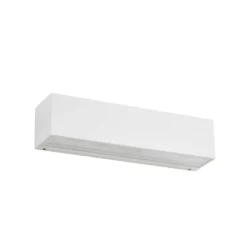 Lucande LED-Außenwandleuchte Lengo, 25cm, weiß, down, 3000K