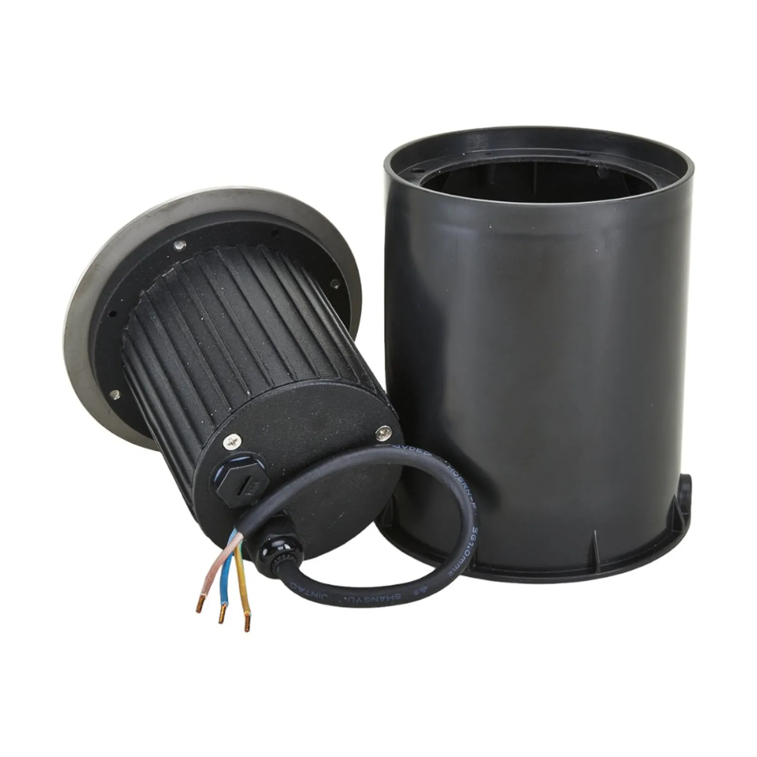 Lucande LED-Bodeneinbauleuchte Jos, rund, schwenkbar, IP67