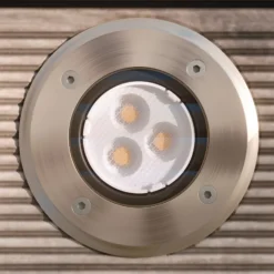 Lucande LED-Bodeneinbauleuchte Ava, Ø 12 cm, rund, IP67