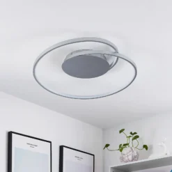 Lucande LED-Deckenlampe Enesa, 63 cm, CCT, Remote, dimmbar