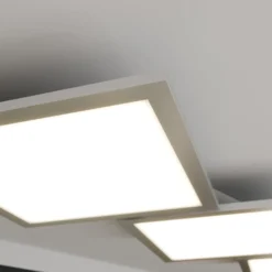 Lucande LED-Deckenlampe Ilira, 3-flg., silber, CCT, dimmbar