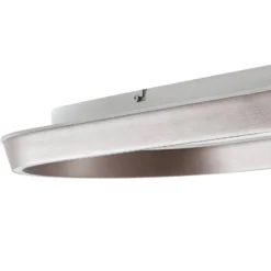 Lucande LED-Deckenlampe Rylan, 112 cm, braun, dimmbar, CCT