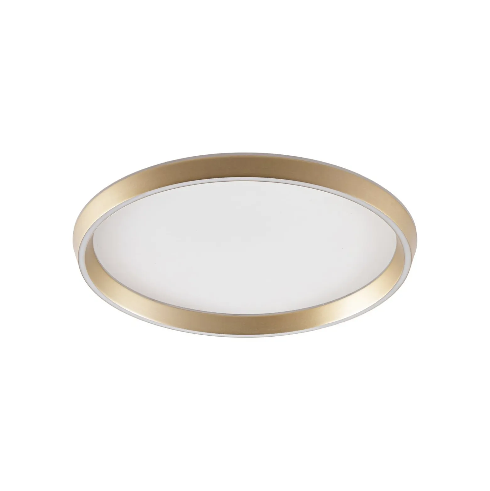 Lucande LED-Deckenlampe Rylan, messing, Ø 62cm, dimmbar CCT