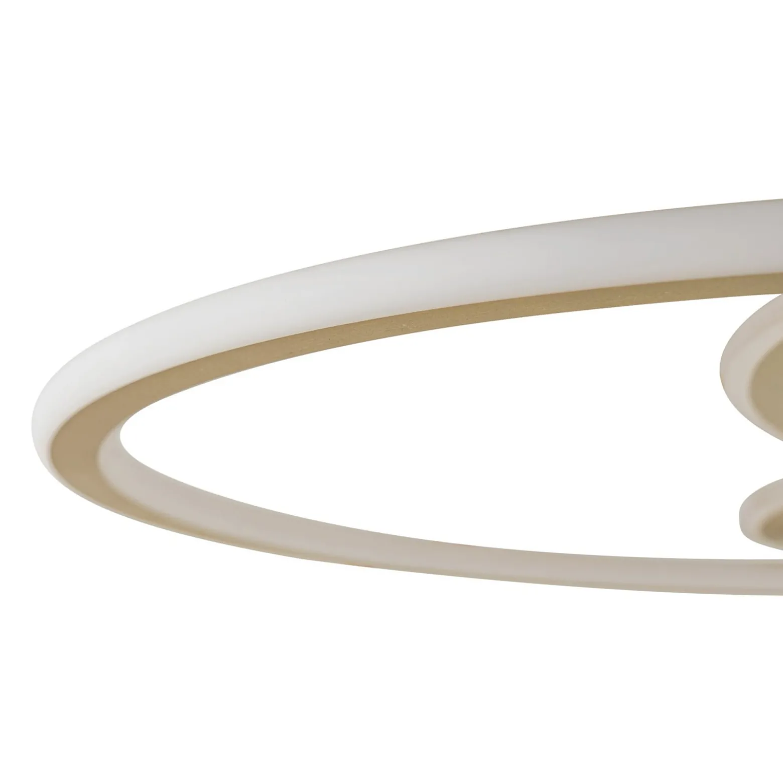 Lucande LED-Deckenleuchte Circulo, gold, 60 cm CCT, dimmbar