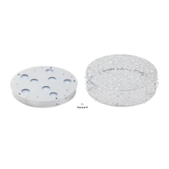Lucande LED-Deckenleuchte Felias, chromfarben, Glas, Ø 35 cm