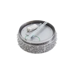 Lucande LED-Deckenleuchte Felias, chromfarben, Glas, Ø 35 cm