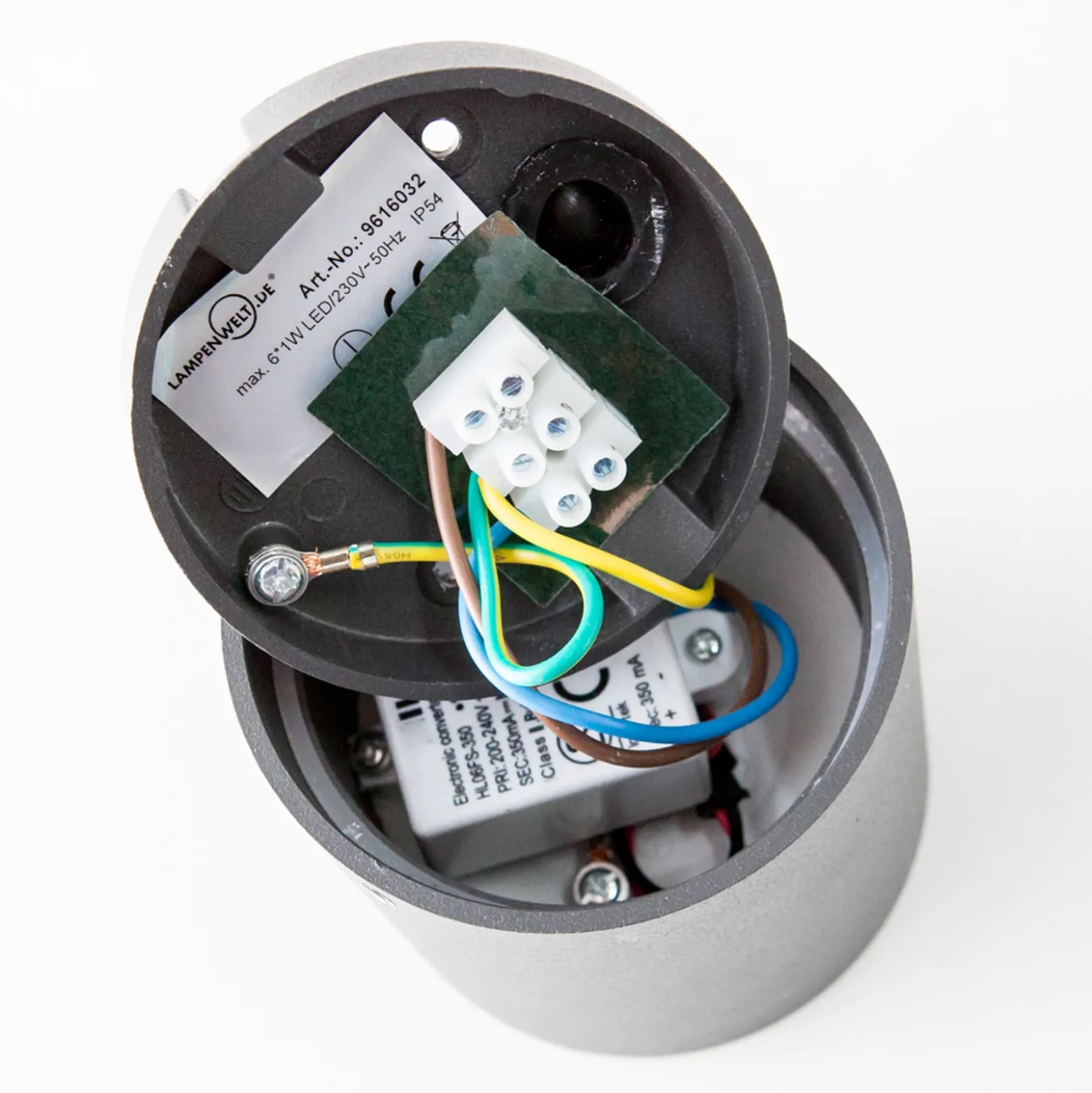 Lucande LED-Deckenleuchte Meret, rund, anthrazit, Metall
