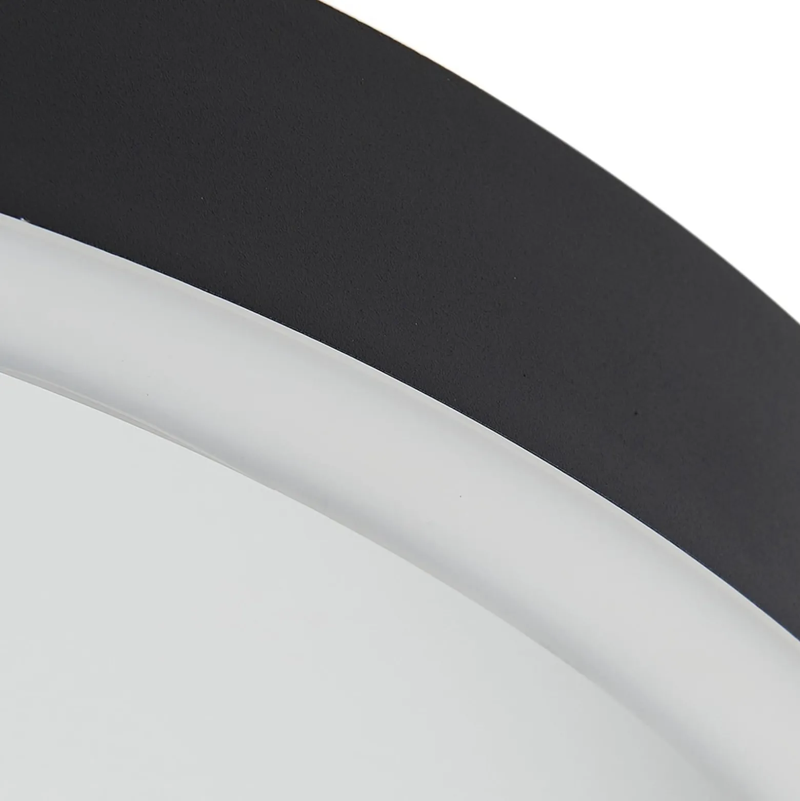 Lucande LED-Deckenleuchte Rotundo, Ø 40 cm, schwarz, dimmbar