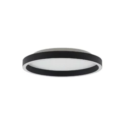 Lucande LED-Deckenleuchte Rotundo, Ø 40 cm, schwarz, dimmbar