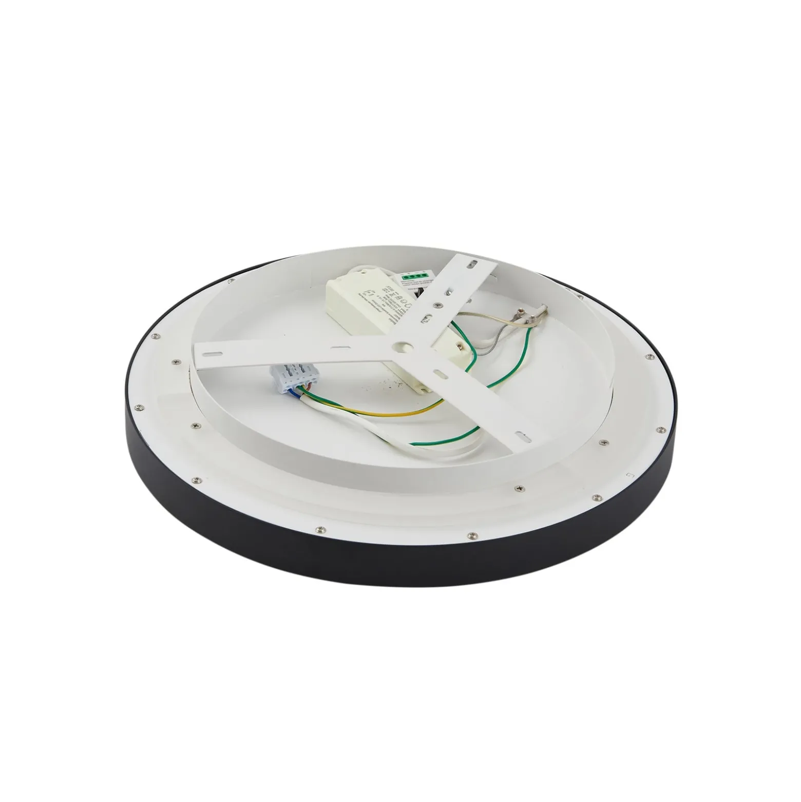 Lucande LED-Deckenleuchte Rotundo, Ø 40 cm, schwarz, dimmbar