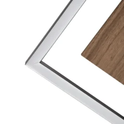 Lucande LED-Deckenleuchte Vectra, 50 x 50 cm, Holz, dimmbar
