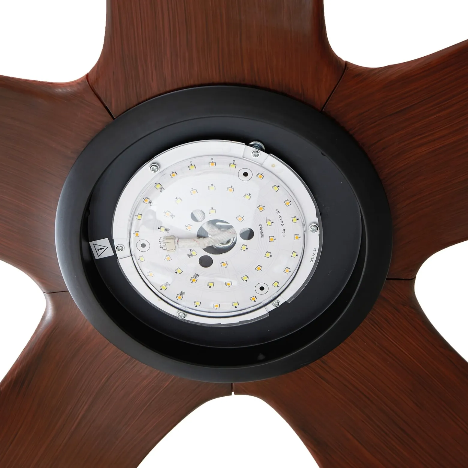 Lucande LED-Deckenventilator Omendo, schwarz, DC, leise, CCT