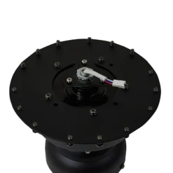 Lucande LED-Deckenventilator Omendo, schwarz, DC, leise, CCT