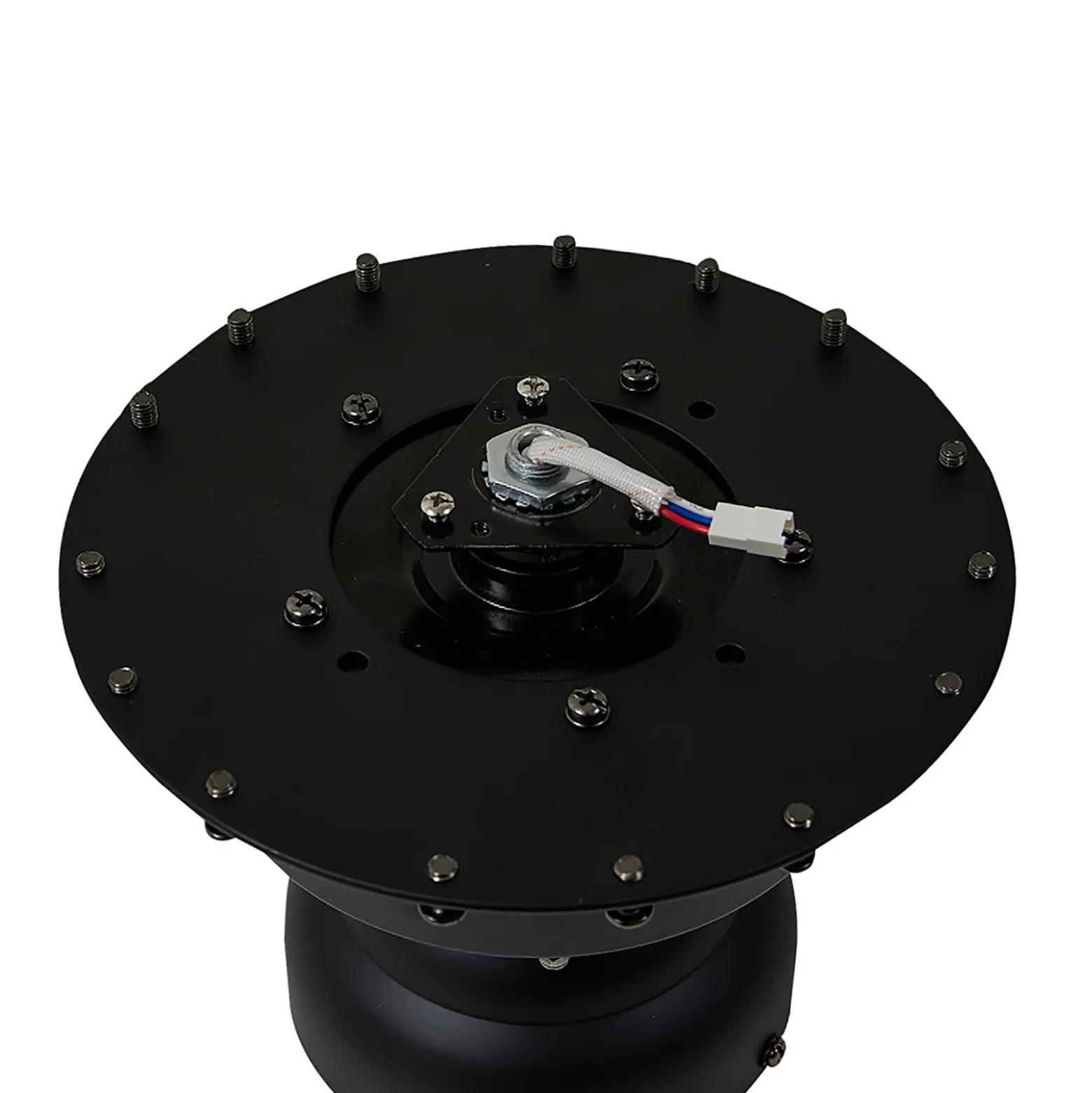 Lucande LED-Deckenventilator Omendo, schwarz, DC, leise, CCT
