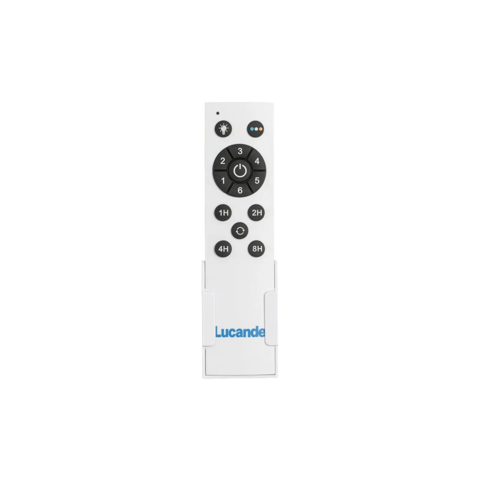 Lucande LED-Deckenventilator Brinia, Ø 132 cm, Holz, CCT
