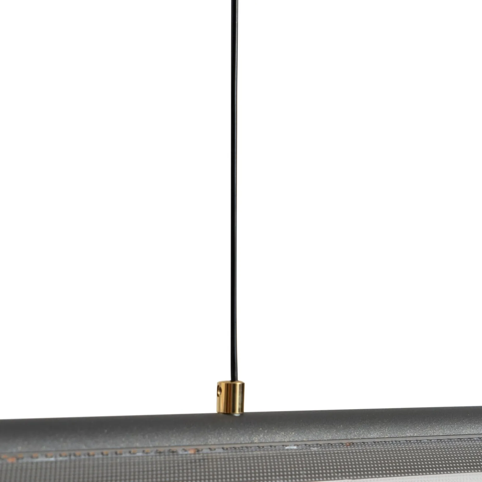 Lucande LED-Hängeleuchte Alania, transparent, Metall, 86,5cm