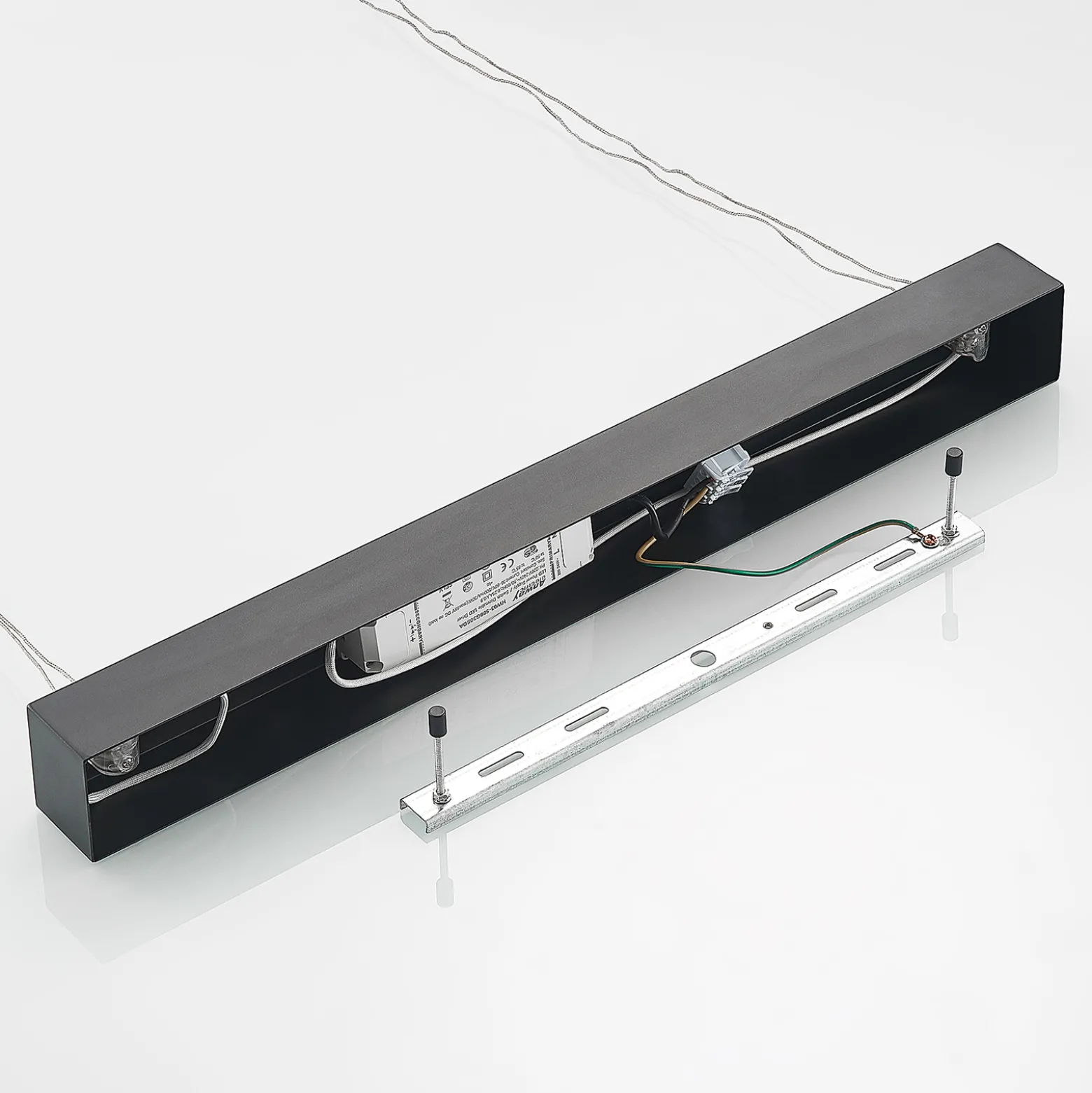 Lucande LED-Pendellampe Stakato, 120 cm, 6-flg., dimmbar