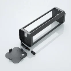 Lucande LED-Sockellampe Fery, anthrazit, Metall, 50cm, IP65