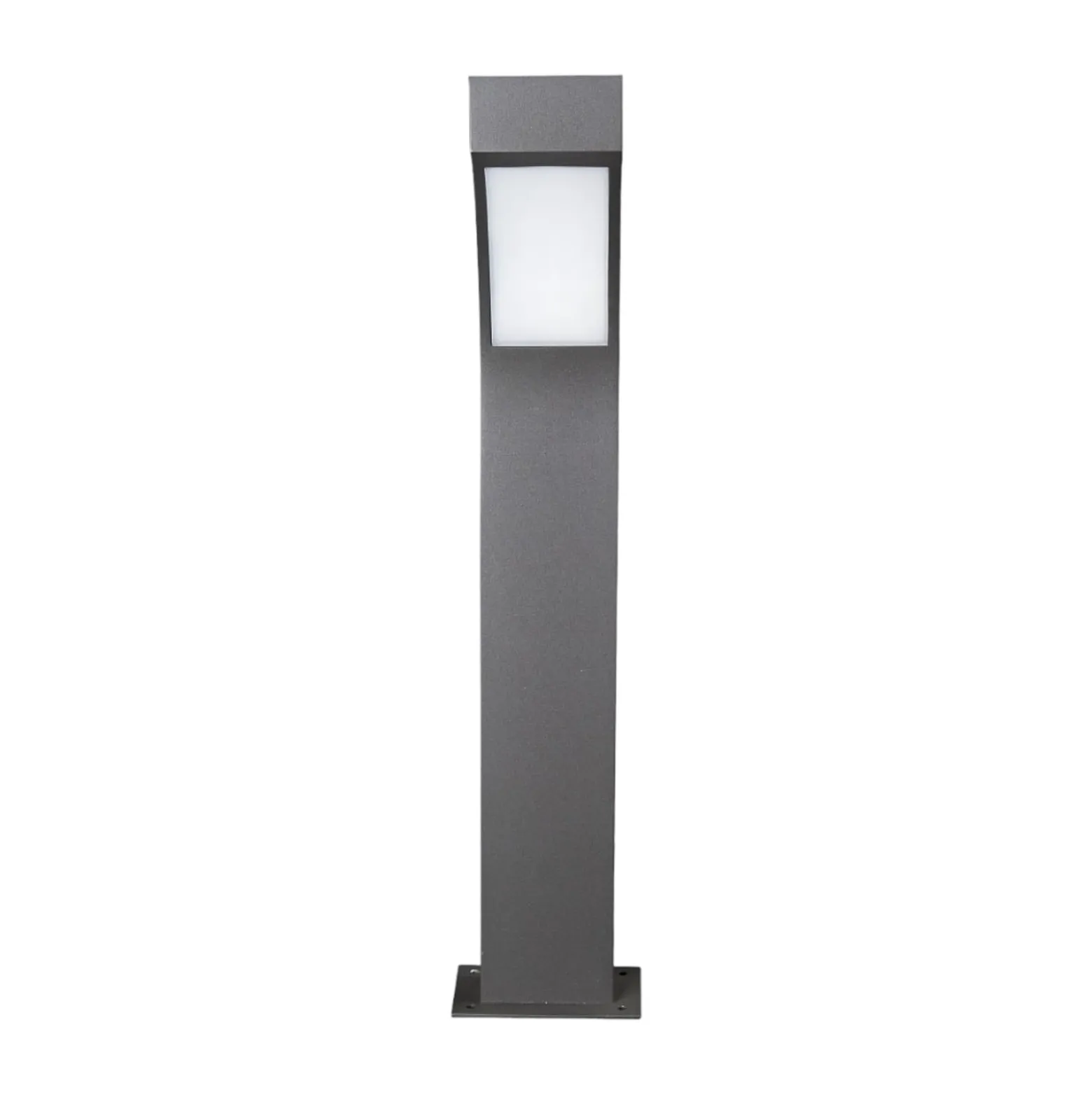 Lucande LED-Sockelleuchte Lennik, 60 cm, anthrazit, Metall