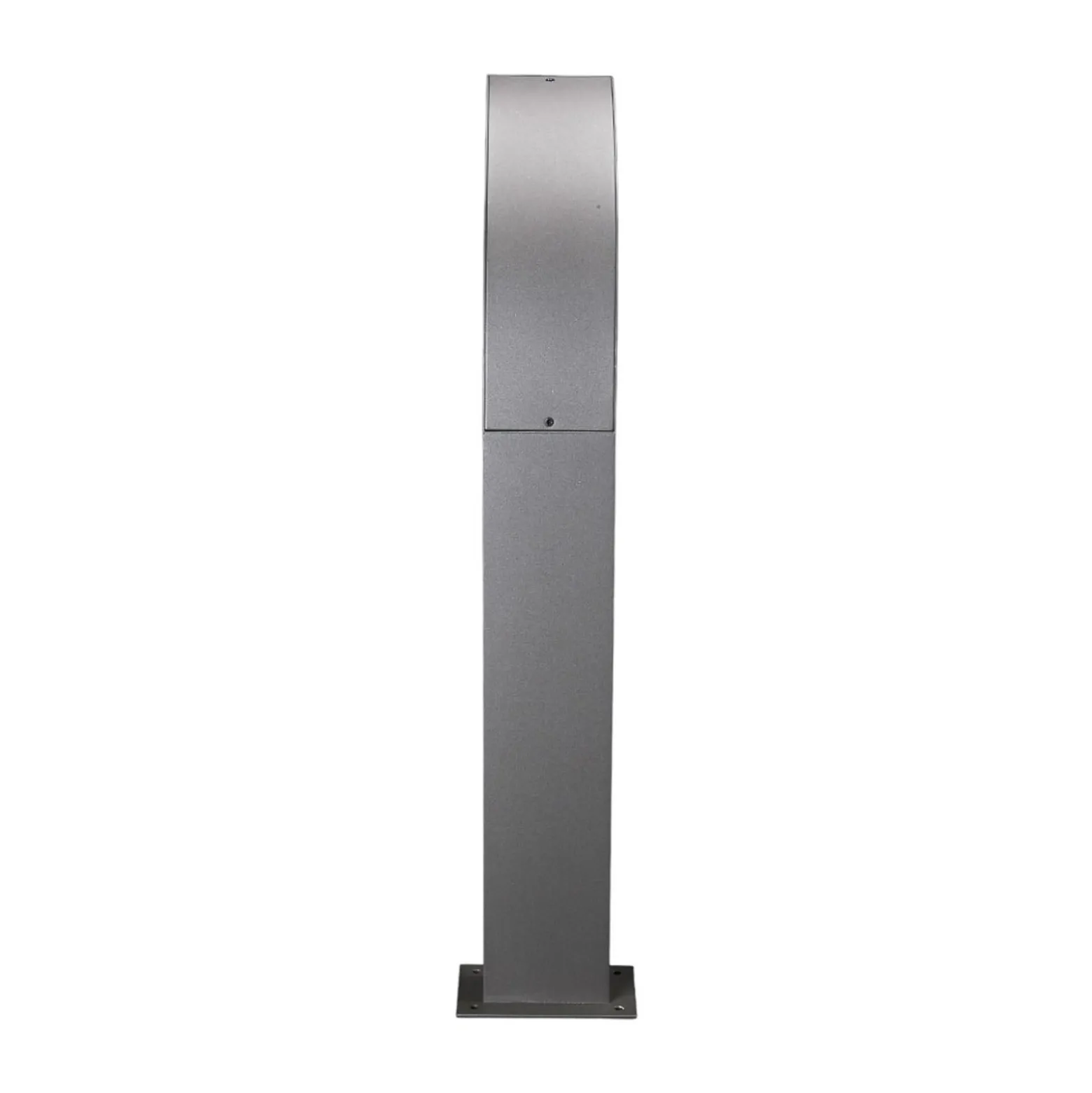 Lucande LED-Sockelleuchte Lennik, 60 cm, anthrazit, Metall