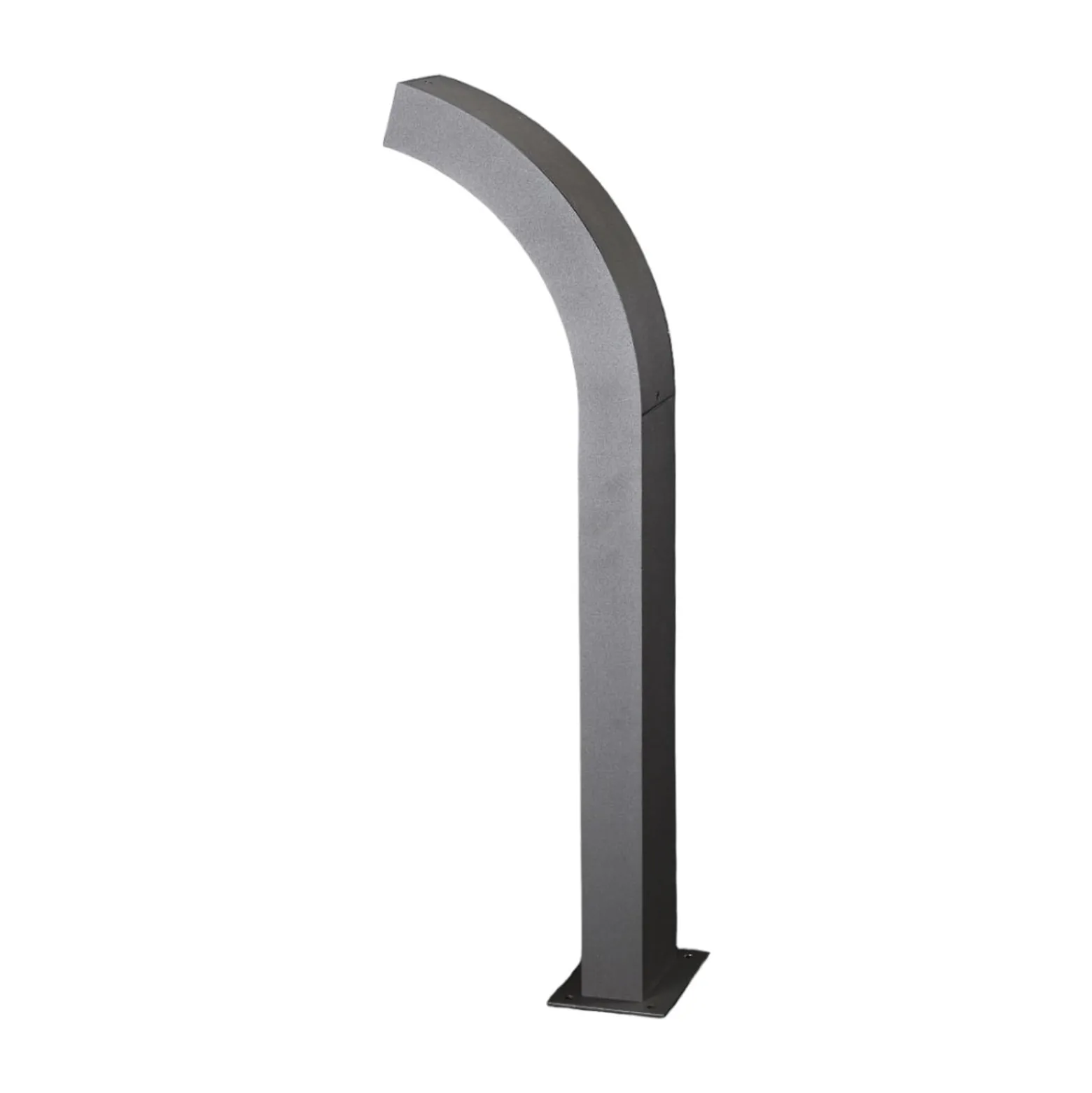 Lucande LED-Sockelleuchte Lennik, 60 cm, anthrazit, Metall