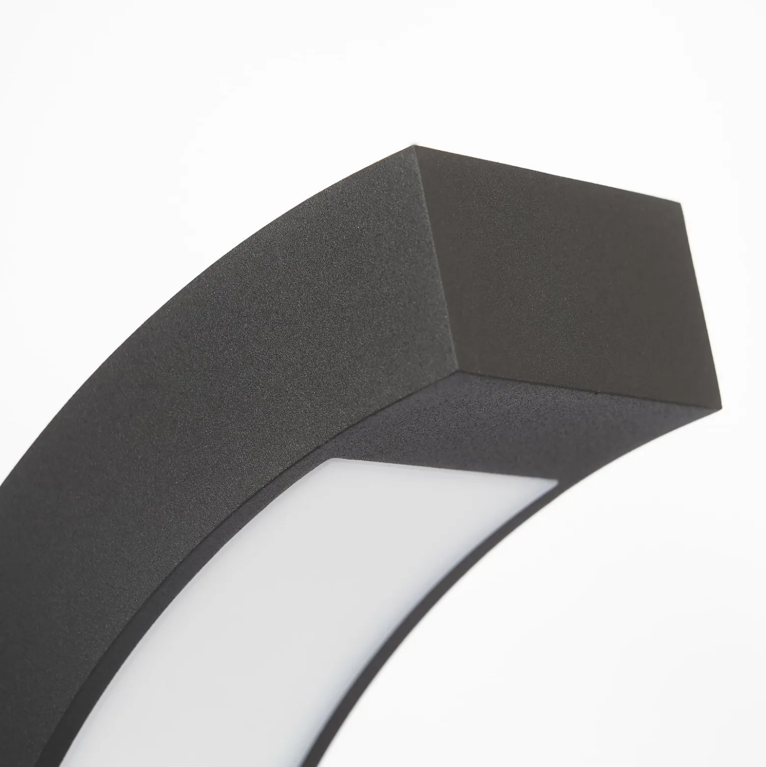 Lucande LED-Sockelleuchte Lennik, 40 cm, anthrazit, Metall