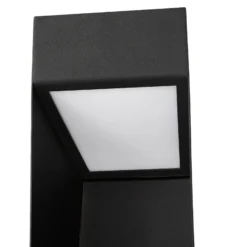 Lucande LED-Sockelleuchte Louran, 55 cm, schwarz, up/down