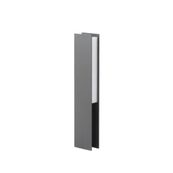 Lucande LED-Sockelleuchte Teerk, Höhe 50 cm, anthrazit, IP65