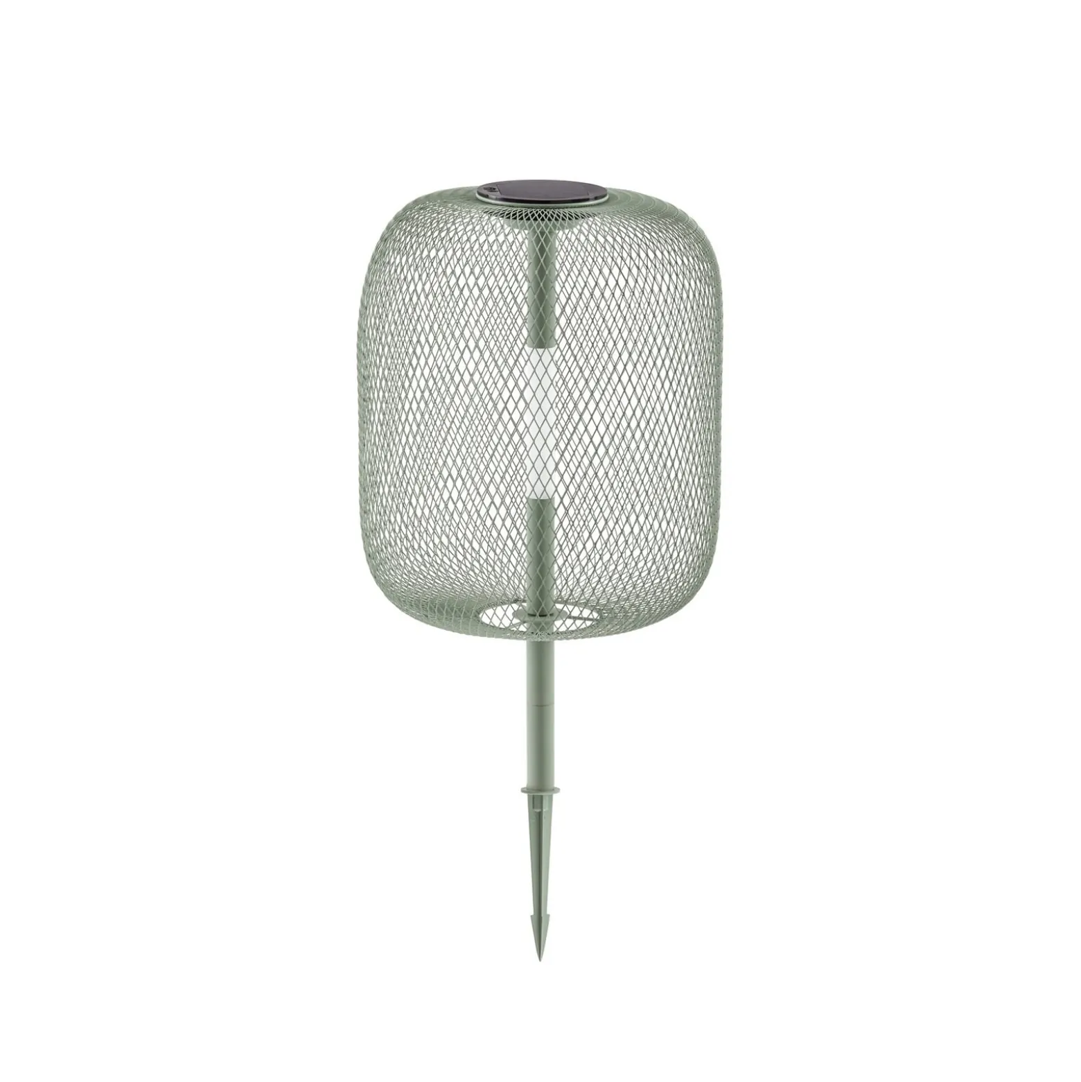 Lucande LED-Solarerdspießleuchte Faylen, salbeigrün, IP65