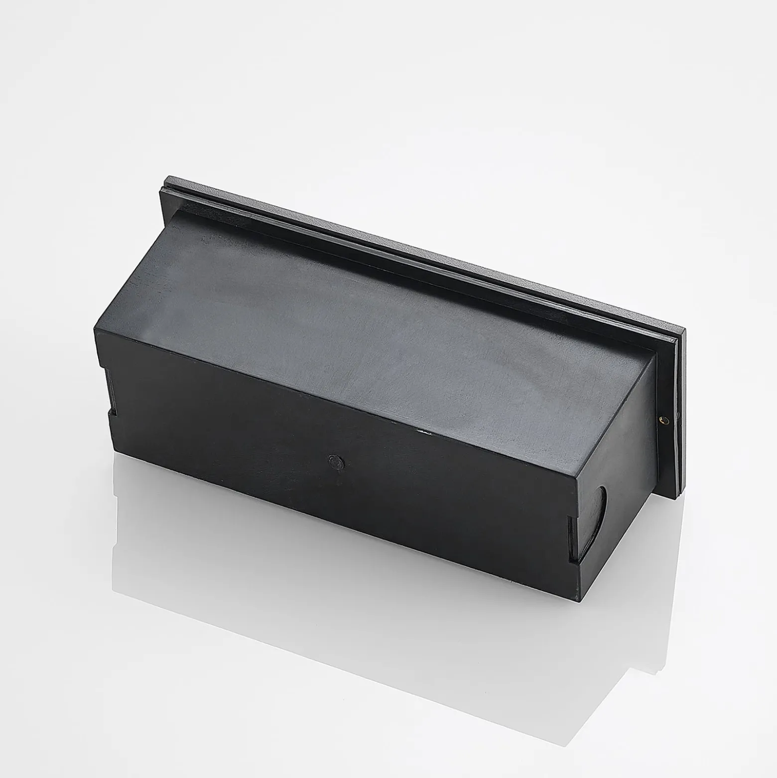 Lucande LED-Wandeinbauleuchte Zandro, 25 cm, anthrazit, IP65