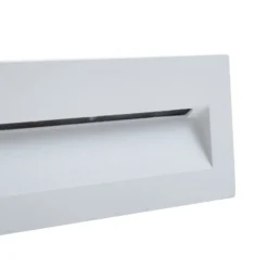 Lucande LED-Wandeinbauleuchte Loya, 23 x 8 cm, weiß, IP54