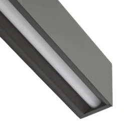Lucande LED-Wandlampe Lengo, 100cm, anthrazit, up/down 3000K